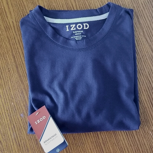 MEN'S IZOD Navy Shirt. NWT - Picture 9 of 9